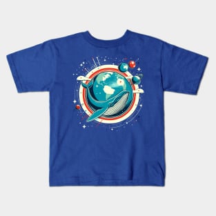 Earth Day Whale Kids T-Shirt